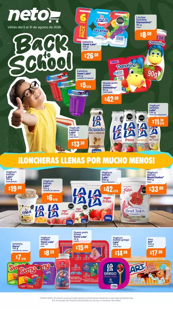 Catálogo Tiendas Neto | BACK TO SCHOOL TIENDAS NETO | 2026-08-05T00:00:00.000Z - 2026-08-31T00:00:00.000Z