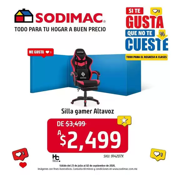 Catálogo Sodimac Constructor en San Bartolomé Tlaltelulco | Gangas y ofertas actuales | 2026-07-23T00:00:00.000Z - 2026-09-02T00:00:00.000Z