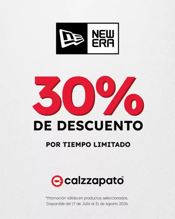 Catálogo Calzzapato | 30% de descuento | 2026-08-07T00:00:00.000Z - 2026-08-31T00:00:00.000Z