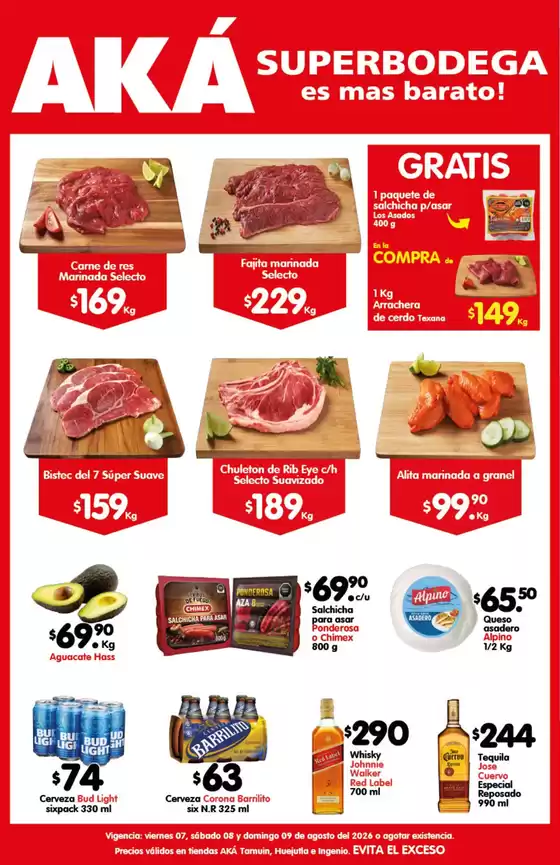Catálogo AKÁ Superbodega | Ofertas AKÁ Superbodega | 2026-08-07T00:00:00.000Z - 2026-08-09T00:00:00.000Z