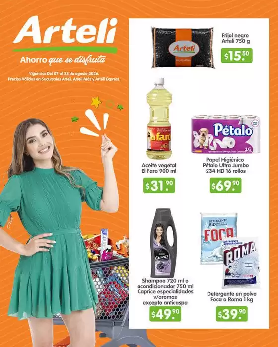 Catálogo Arteli en Sahuayo de Morelos | Catálogo Arteli | 2026-08-07T00:00:00.000Z - 2026-08-23T00:00:00.000Z