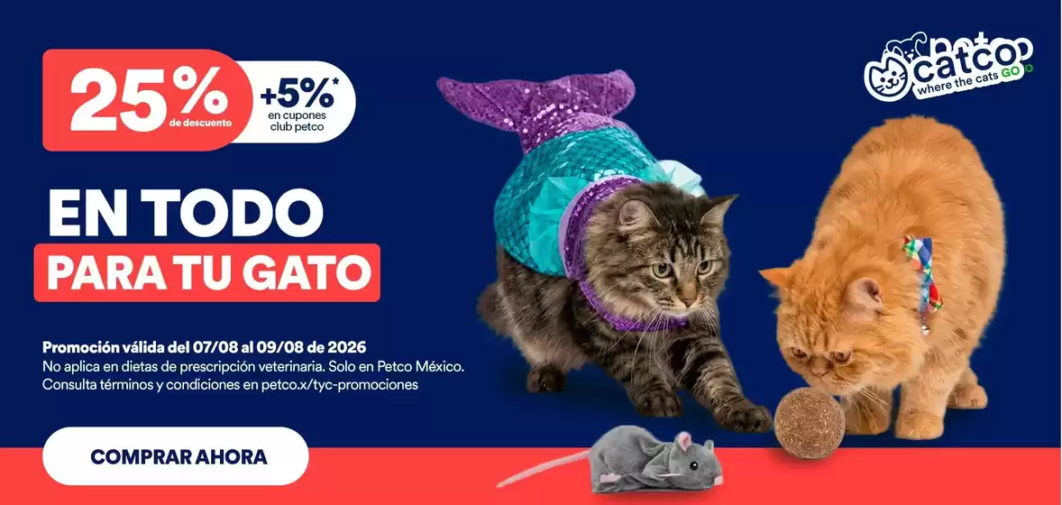 Catálogo Petco | Ofertas Petco | 2026-08-07T00:00:00.000Z - 2026-08-09T00:00:00.000Z