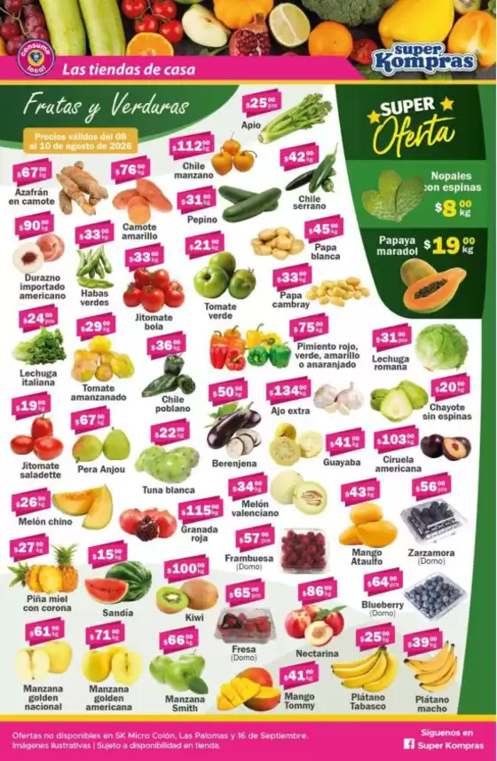 Catálogo Super kompras | Ofertas Super Kompras | 2026-08-08T00:00:00.000Z - 2026-08-10T00:00:00.000Z