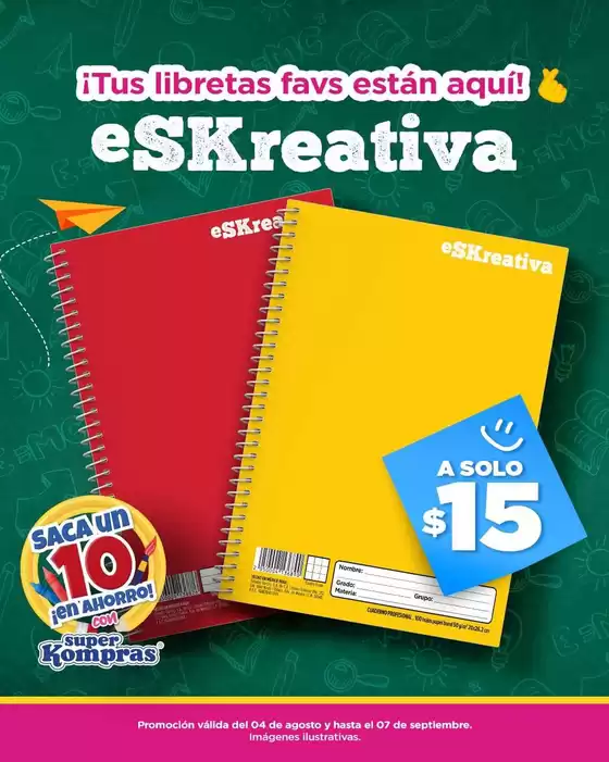 Catálogo Super kompras | Grandes descuentos en productos seleccionados | 2026-08-04T00:00:00.000Z - 2026-09-07T00:00:00.000Z
