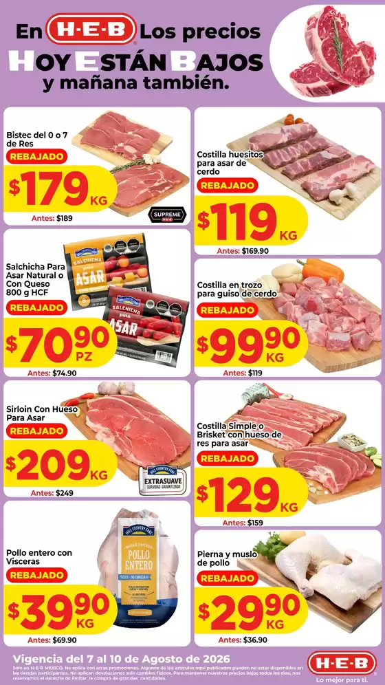 Catálogo HEB en San Pedro Garza García | Ofertas HEB | 2026-08-07T00:00:00.000Z - 2026-08-10T00:00:00.000Z