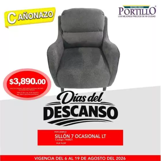 Catálogo Mueblerías Portillo | Ofertas Mueblerías Portillo | 2026-08-06T00:00:00.000Z - 2026-08-19T00:00:00.000Z