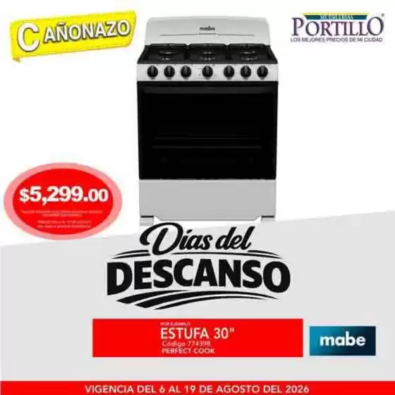 Catálogo Mueblerías Portillo | Ofertas principales para todos los cazadores de gangas | 2026-08-06T00:00:00.000Z - 2026-08-19T00:00:00.000Z