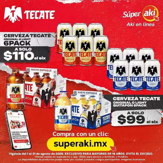 Catálogo Súper Aki | Gran variedad de ofertas | 2026-08-01T00:00:00.000Z - 2026-08-31T00:00:00.000Z