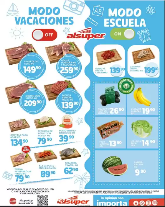 Catálogo Alsuper | Alsuper Chihuahua-capital | 2026-08-07T00:00:00.000Z - 2026-08-10T00:00:00.000Z