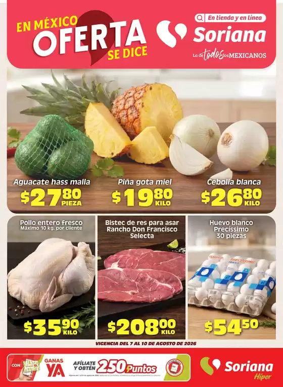Catálogo Soriana Híper | Gangas y ofertas actuales | 2026-08-07T00:00:00.000Z - 2026-08-10T00:00:00.000Z