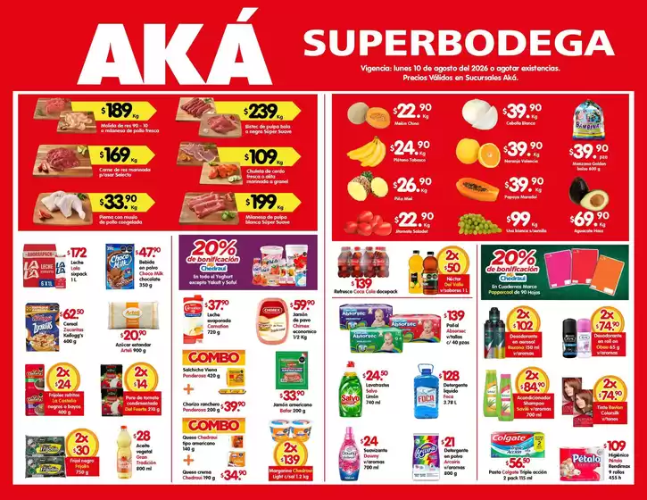 Catálogo AKÁ Superbodega | Ofertas AKÁ Superbodega | 2026-08-10T00:00:00.000Z - 2026-08-10T00:00:00.000Z