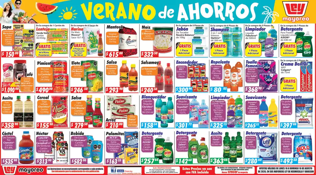 Catálogo Casa Ley | Nuestras mejores gangas | 2026-08-10T00:00:00.000Z - 2026-08-16T00:00:00.000Z
