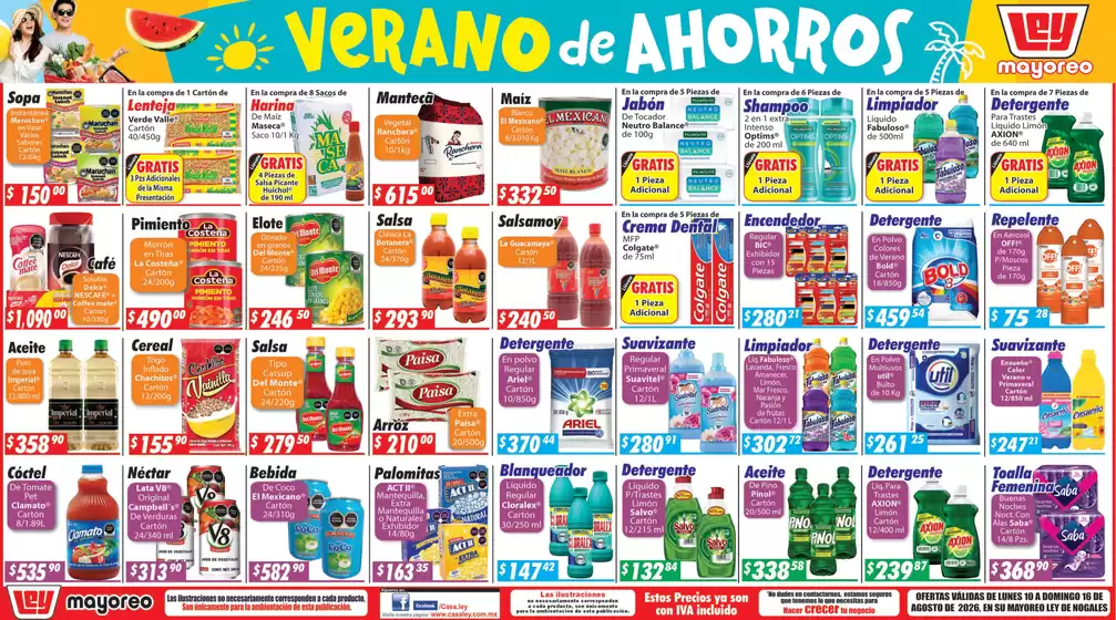 Catálogo Casa Ley | Gangas y ofertas actuales | 2026-08-10T00:00:00.000Z - 2026-08-16T00:00:00.000Z
