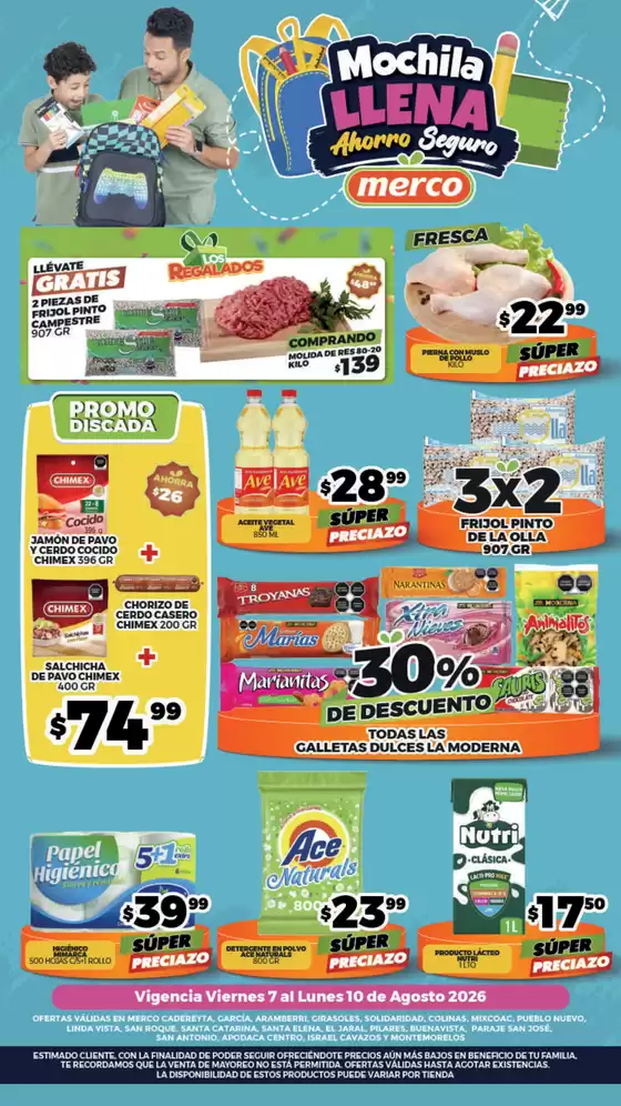 Catálogo Merco | Folleto semanal del 7 al 13 Agosto NL | 2026-08-07T00:00:00.000Z - 2026-08-10T00:00:00.000Z