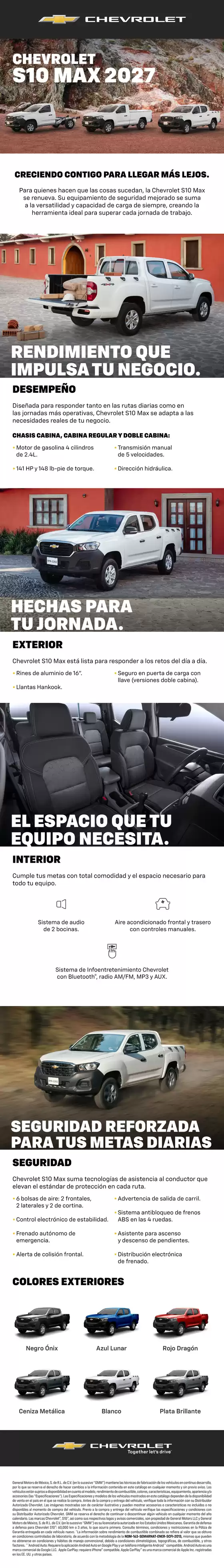 Catálogo Chevrolet | Catalogo s10 max 2027 | 2026-08-10T00:00:00.000Z - 2026-08-24T00:00:00.000Z