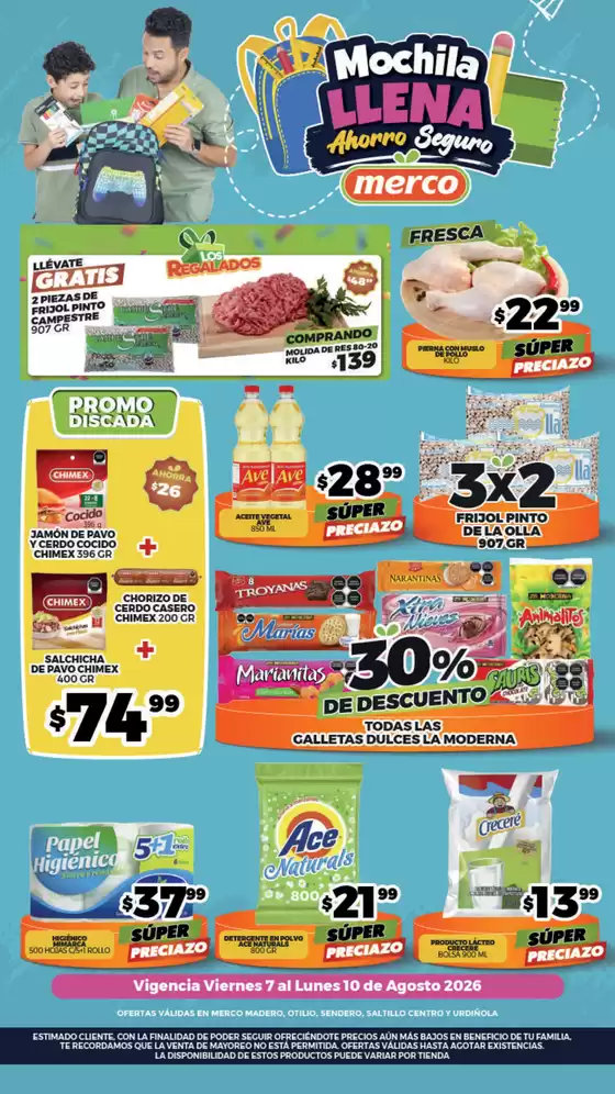 Catálogo Merco | Folleto semanal del 7 al 13 Agosto ENFOQUE | 2026-08-07T00:00:00.000Z - 2026-08-10T00:00:00.000Z