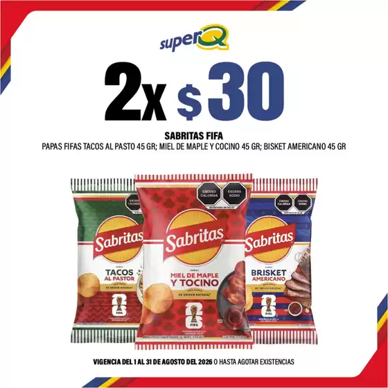 Catálogo Super Q | Excelente oferta para todos los clientes | 2026-08-01T00:00:00.000Z - 2026-08-31T00:00:00.000Z