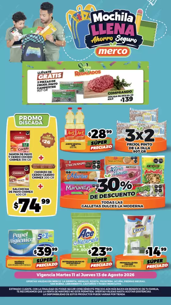 Catálogo Merco | Folleto semanal del 7 al 13 Agosto MVA | 2026-08-12T00:00:00.000Z - 2026-08-13T00:00:00.000Z