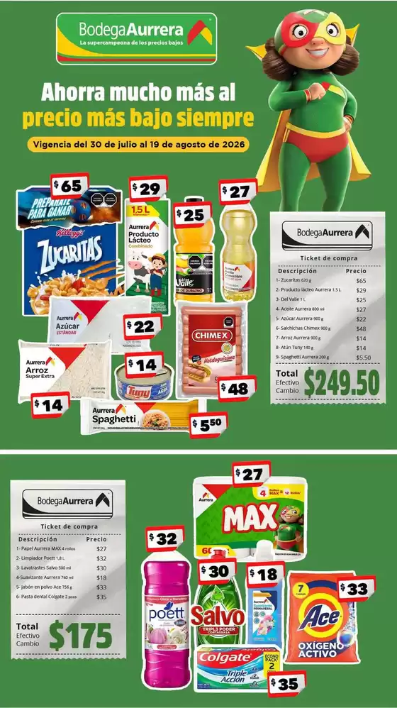 Catálogo Bodega Aurrera en Hueyotlipan | Ofertas especiales atractivas para todos | 2026-07-30T00:00:00.000Z - 2026-08-19T00:00:00.000Z
