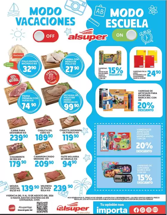 Catálogo Alsuper en Venustiano Carranza (Chiapas) | Alsuper Chihuahua-capital | 2026-08-11T00:00:00.000Z - 2026-08-13T00:00:00.000Z