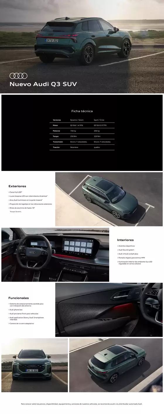 Catálogo Audi | Audi q3 | 2026-08-12T00:00:00.000Z - 2026-08-26T00:00:00.000Z