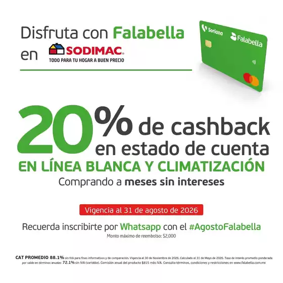 Catálogo Sodimac Constructor en Tototlán | Gangas exclusivas | 2026-08-12T00:00:00.000Z - 2026-08-31T00:00:00.000Z
