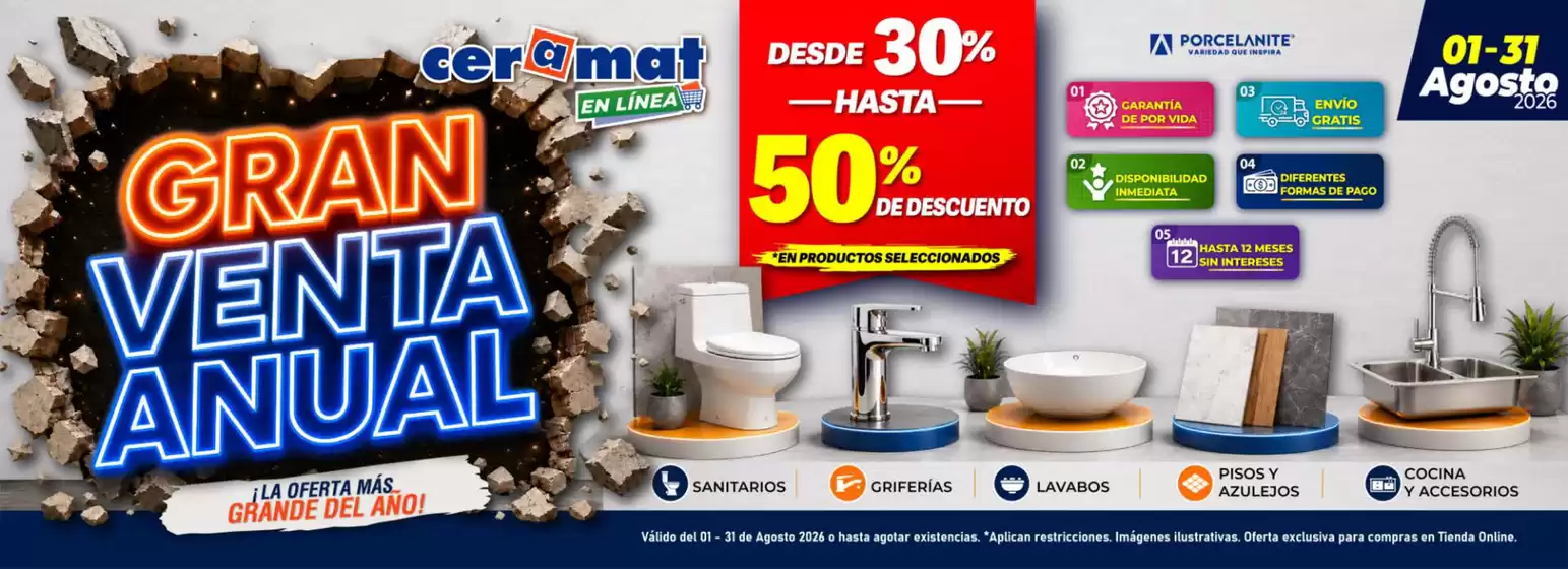 Catálogo Ceramat | Promo | 2026-08-13T00:00:00.000Z - 2026-08-31T00:00:00.000Z