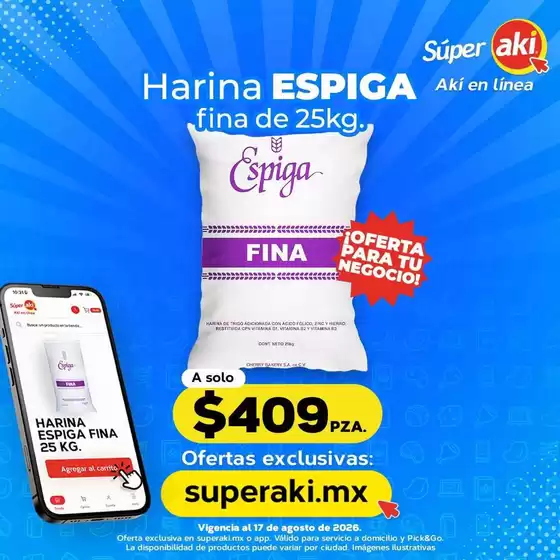 Catálogo Súper Aki en San Andrés Cholula | Promociones actuales | 2026-08-13T00:00:00.000Z - 2026-08-17T00:00:00.000Z