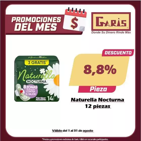 Catálogo Garis en San Andrés Cholula | Descuentos y promociones | 2026-08-01T00:00:00.000Z - 2026-08-31T00:00:00.000Z