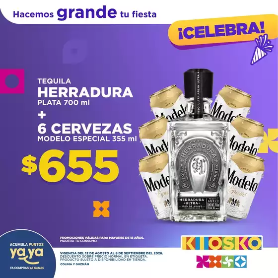 Catálogo Kiosko en San Andrés Cholula | Vinos y Licores | 2026-08-12T00:00:00.000Z - 2026-09-08T00:00:00.000Z