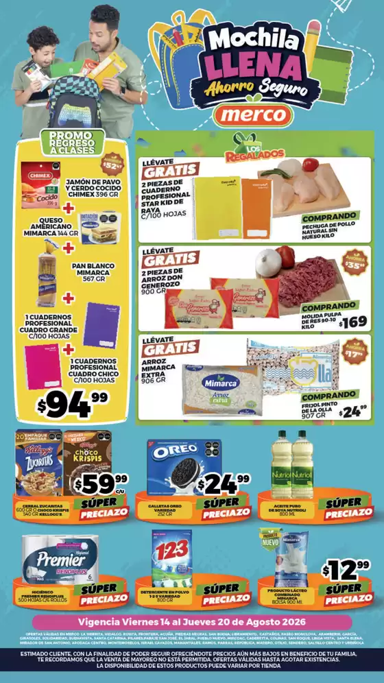 Catálogo Merco | Mochila Llena | 2026-08-14T00:00:00.000Z - 2026-08-20T00:00:00.000Z