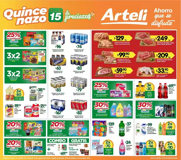 Catálogo Arteli express | Grandes descuentos en productos seleccionados | 2026-08-14T00:00:00.000Z - 2026-08-16T00:00:00.000Z