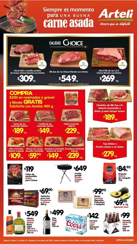 Catálogo Arteli express | Ofertas especiales para ti | 2026-08-14T00:00:00.000Z - 2026-08-16T00:00:00.000Z