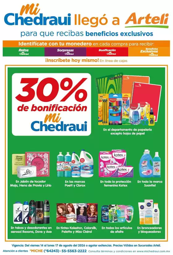 Catálogo Arteli express | Ofertas Arteli express | 2026-08-14T00:00:00.000Z - 2026-08-17T00:00:00.000Z