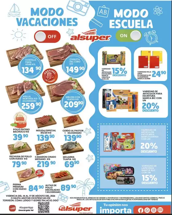 Catálogo Alsuper | Alsuper Laguna | 2026-08-14T00:00:00.000Z - 2026-08-17T00:00:00.000Z