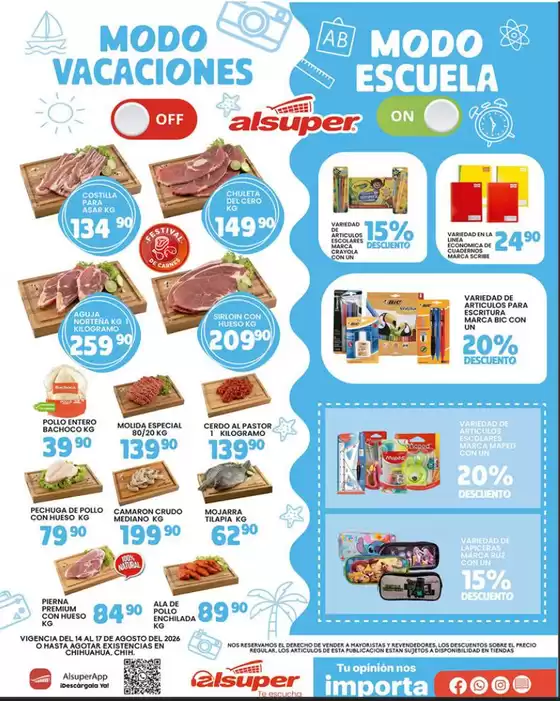 Catálogo Alsuper | Alsuper Chihuahua-capital | 2026-08-14T00:00:00.000Z - 2026-08-17T00:00:00.000Z