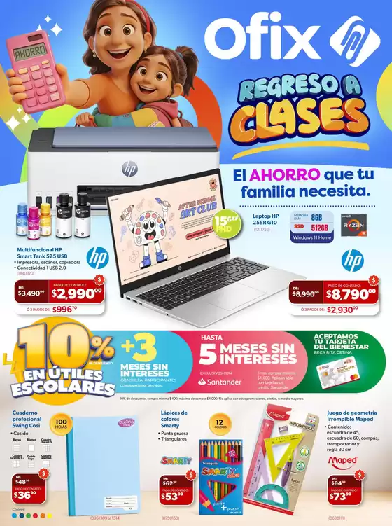 Catálogo Ofix | REGRESA A CLASES AL MEJOR PRECIO CON OFIX | 2026-09-01T00:00:00.000Z - 2026-12-31T00:00:00.000Z