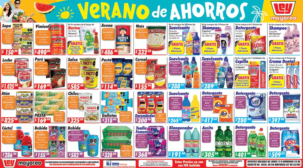 Catálogo Casa Ley | Ofertas especiales para ti | 2026-08-17T00:00:00.000Z - 2026-08-23T00:00:00.000Z