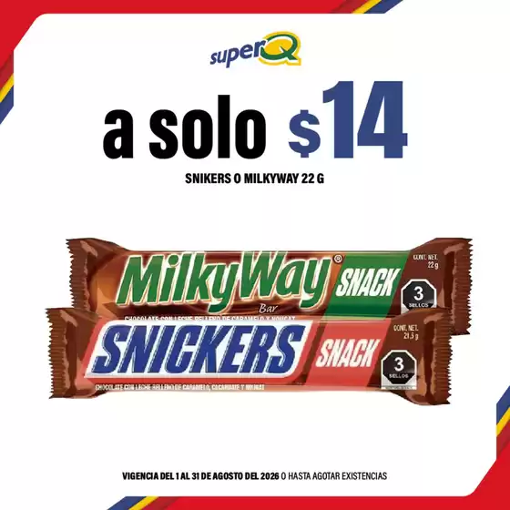 Catálogo Super Q | Ofertas principales para ahorradores | 2026-08-01T00:00:00.000Z - 2026-08-31T00:00:00.000Z