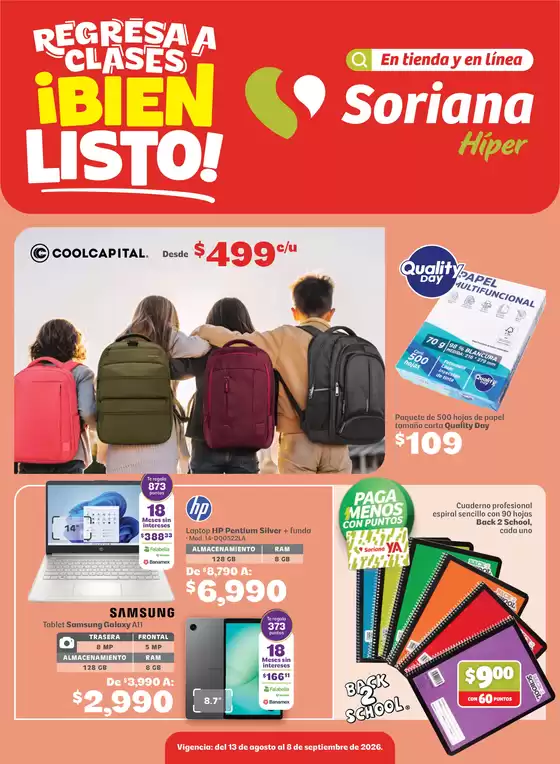 Catálogo Soriana Híper en Monterrey | Ofertas principales para ahorradores | 2026-08-13T00:00:00.000Z - 2026-09-08T00:00:00.000Z