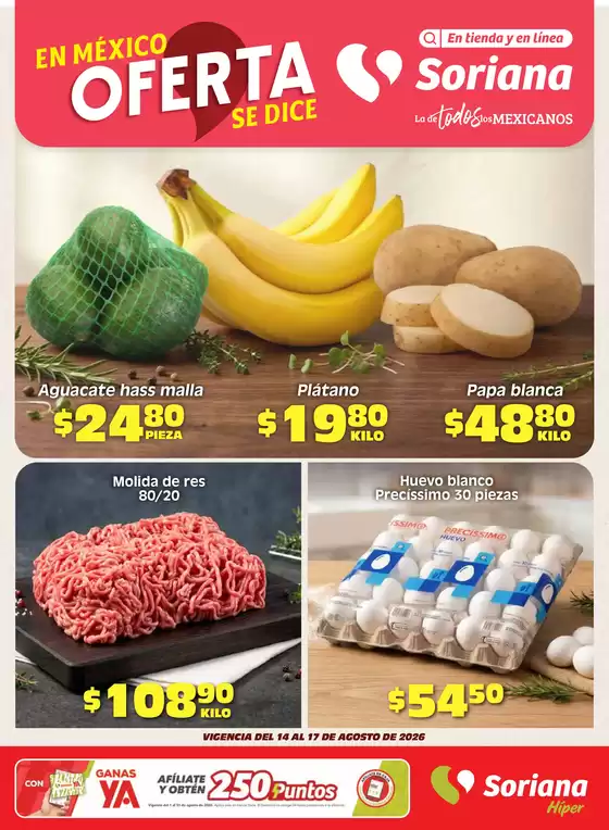 Catálogo Soriana Híper en Pachuquilla | Gangas exclusivas | 2026-08-14T00:00:00.000Z - 2026-08-17T00:00:00.000Z
