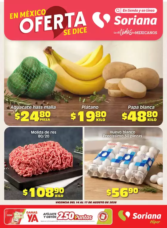 Catálogo Soriana Híper en Pachuquilla | Nuevas ofertas para descubrir | 2026-08-14T00:00:00.000Z - 2026-08-17T00:00:00.000Z