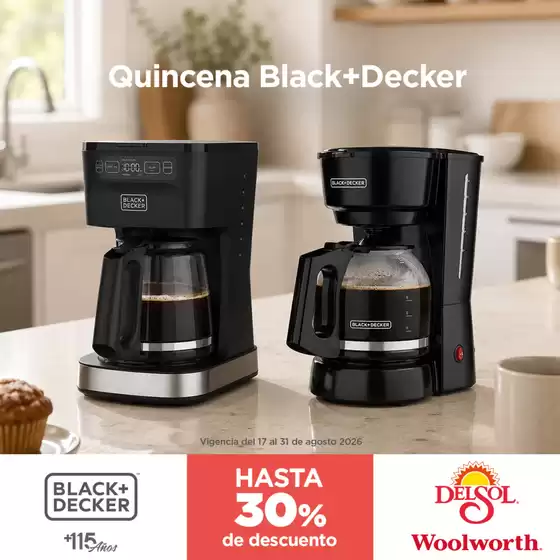 Catálogo Del Sol | Lo mejor de Black+Decker en Tiendas Del Sol y Woolworth | 2026-08-14T00:00:00.000Z - 2026-08-31T00:00:00.000Z