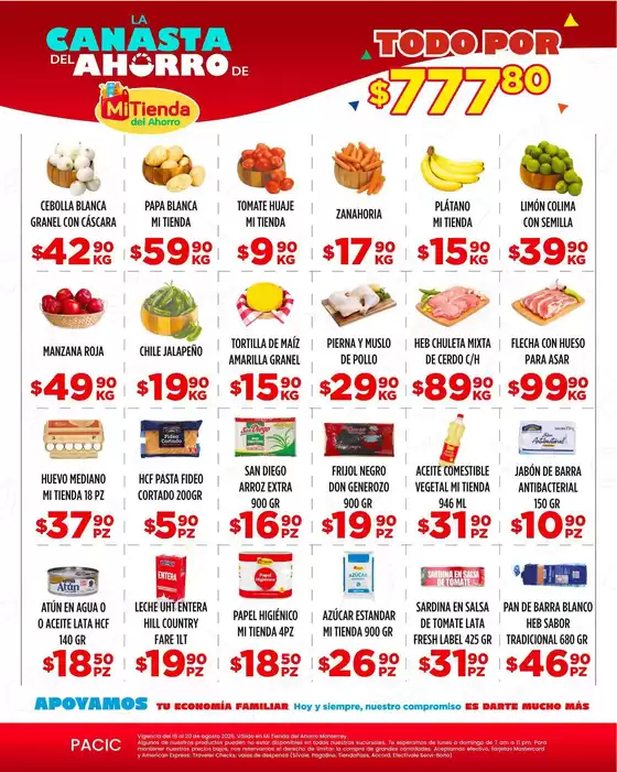 Catálogo Mi Tienda del Ahorro | Ofertas principales y descuentos | 2026-08-18T00:00:00.000Z - 2026-08-20T00:00:00.000Z