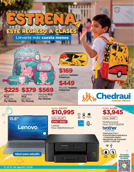 Catálogo Chedraui | Ofertas Chedraui | 2026-08-17T00:00:00.000Z - 2026-08-31T00:00:00.000Z