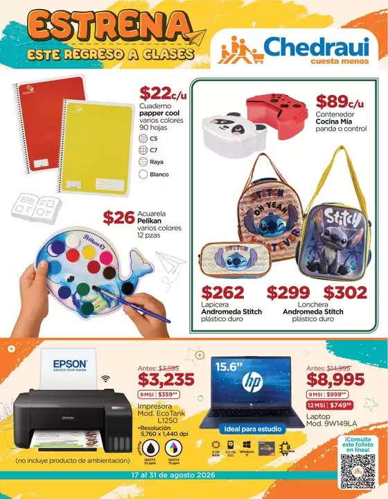 Catálogo Chedraui | Nuestras mejores ofertas para ti | 2026-08-17T00:00:00.000Z - 2026-08-31T00:00:00.000Z