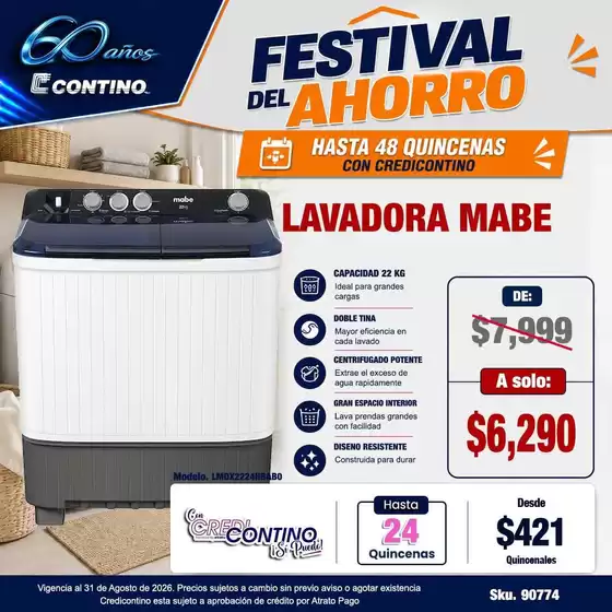 Catálogo Contino | Ahorra ahora con nuestras ofertas | 2026-08-18T00:00:00.000Z - 2026-08-31T00:00:00.000Z