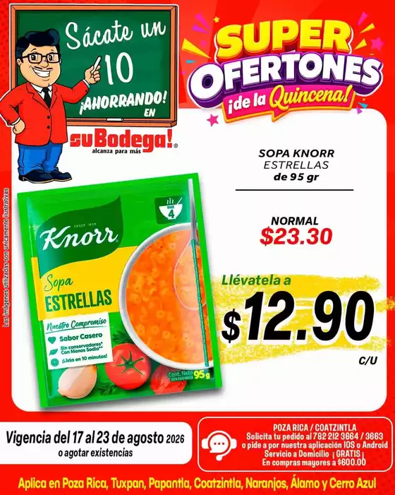 Catálogo SuBodega | Ahorra ahora con nuestras ofertas | 2026-08-17T00:00:00.000Z - 2026-08-23T00:00:00.000Z