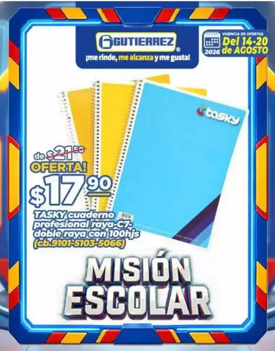 Catálogo Super Gutierrez | Nuevas ofertas para descubrir | 2026-08-14T00:00:00.000Z - 2026-08-20T00:00:00.000Z