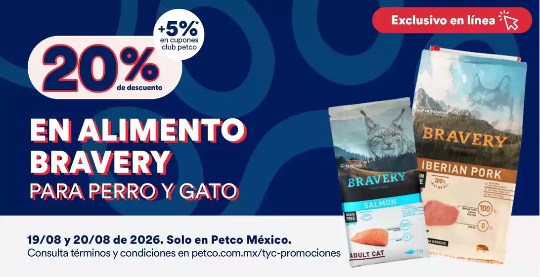 Catálogo Petco | Ofertas principales y descuentos | 2026-08-19T00:00:00.000Z - 2026-08-20T00:00:00.000Z